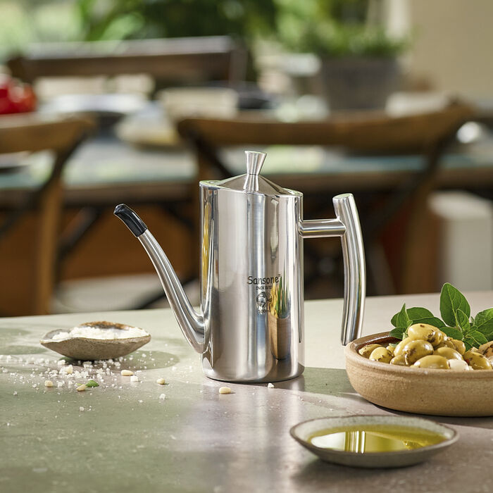 קנקן נירוסטה לשמן זית – 500 מ”ל